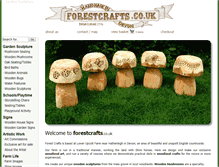 Tablet Screenshot of forestcrafts.co.uk